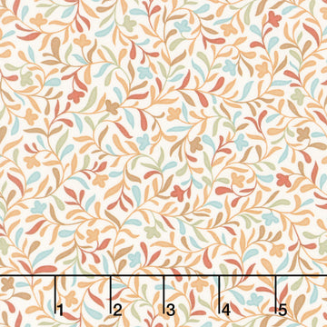 Autumn Homestead - Allover Vines Ecru Multi Yardage