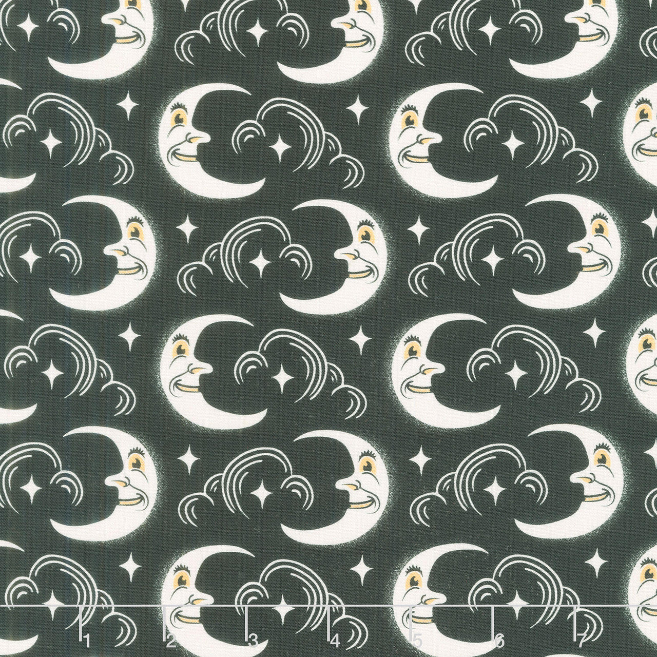 Midnight Masquerade - Midnight Moons Black Yardage