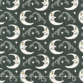 Midnight Masquerade - Midnight Moons Black Yardage