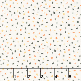 Midnight Masquerade - Confetti Toss Ecru Yardage