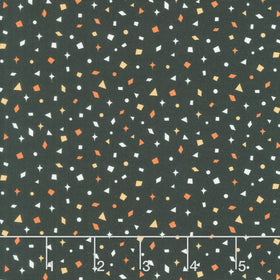 Midnight Masquerade - Confetti Toss Black Yardage