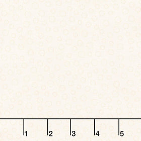 Apple Cider - Circle Dots White Yardage