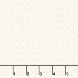 Apple Cider - Diamond Stripe Ecru Yardage