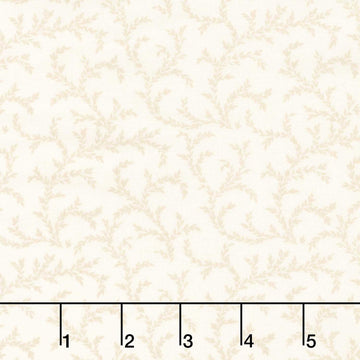 Apple Cider - Meandering Vines Ecru Yardage