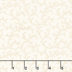 Apple Cider - Meandering Vines Ecru Yardage