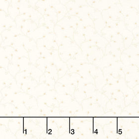 Apple Cider - Delicate Vine Ecru Yardage