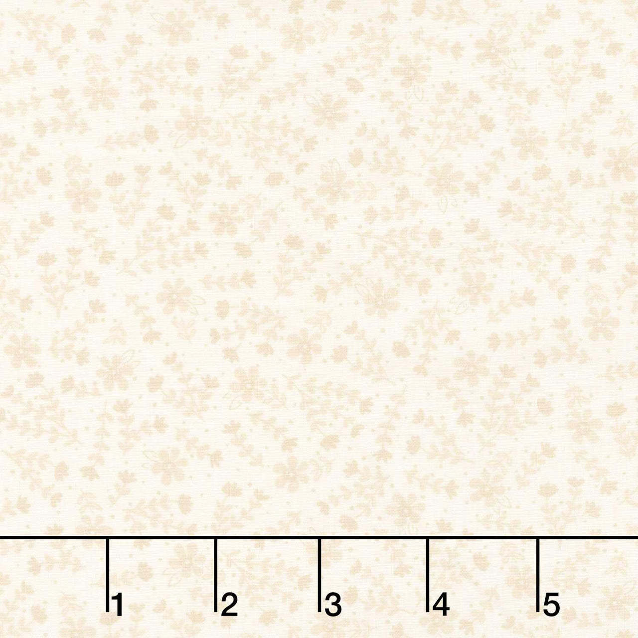 Apple Cider - Modern Floral Netural Yardage