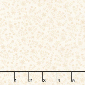 Apple Cider - Modern Floral Netural Yardage