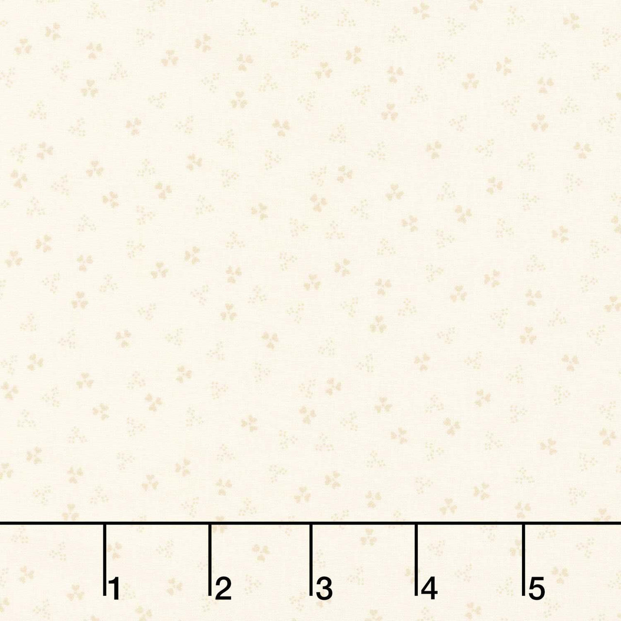 Apple Cider - Ditzy Heart Toss Neutral Yardage