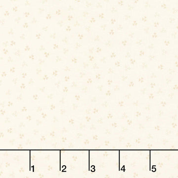 Apple Cider - Ditzy Heart Toss Neutral Yardage