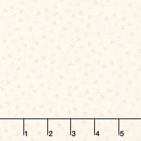 Apple Cider - Ditzy Heart Toss Neutral Yardage