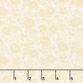 Apple Cider - Allover Roses Neutral Yardage
