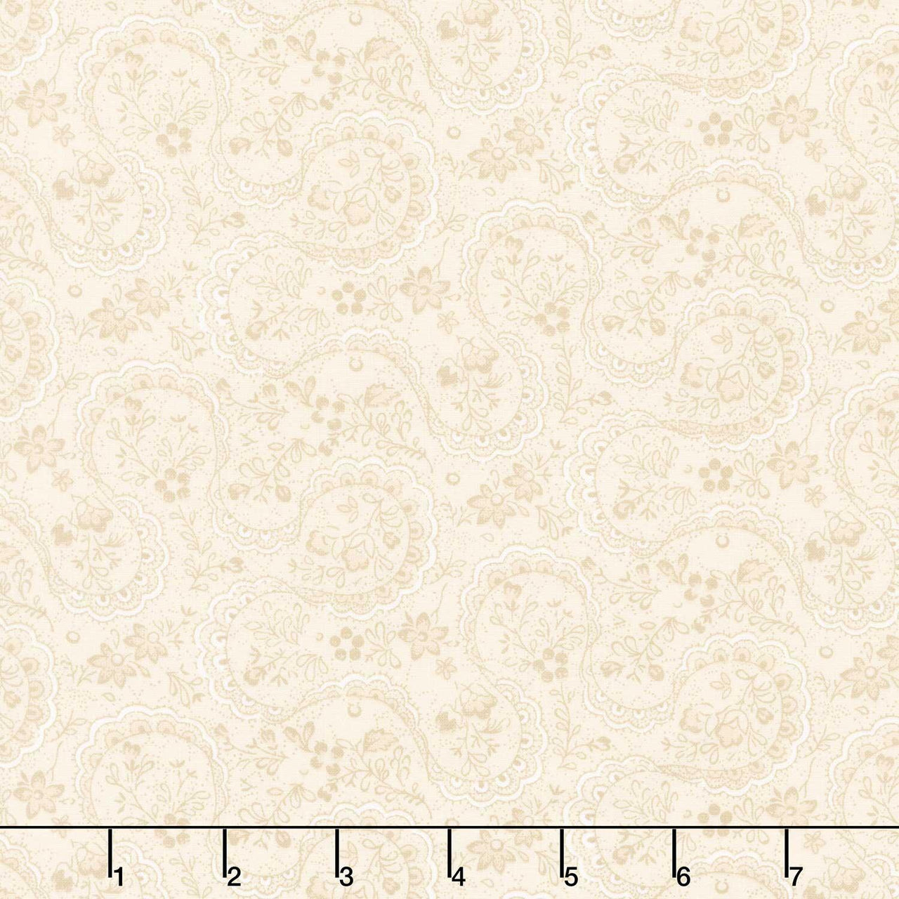 Apple Cider - Lacy Allover Neutral Yardage