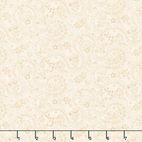 Apple Cider - Lacy Allover Neutral Yardage