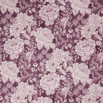 Charlotte - Vintage Floral Purple 108" Wide Backing