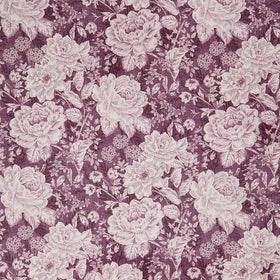 Charlotte - Vintage Floral Purple 108" Wide Backing