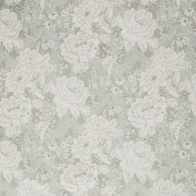 Charlotte - Vintage Floral Light Green 108" Wide Backing