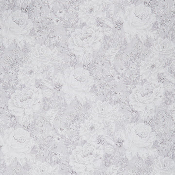 Charlotte - Vintage Floral Light Silver 108" Wide Backing