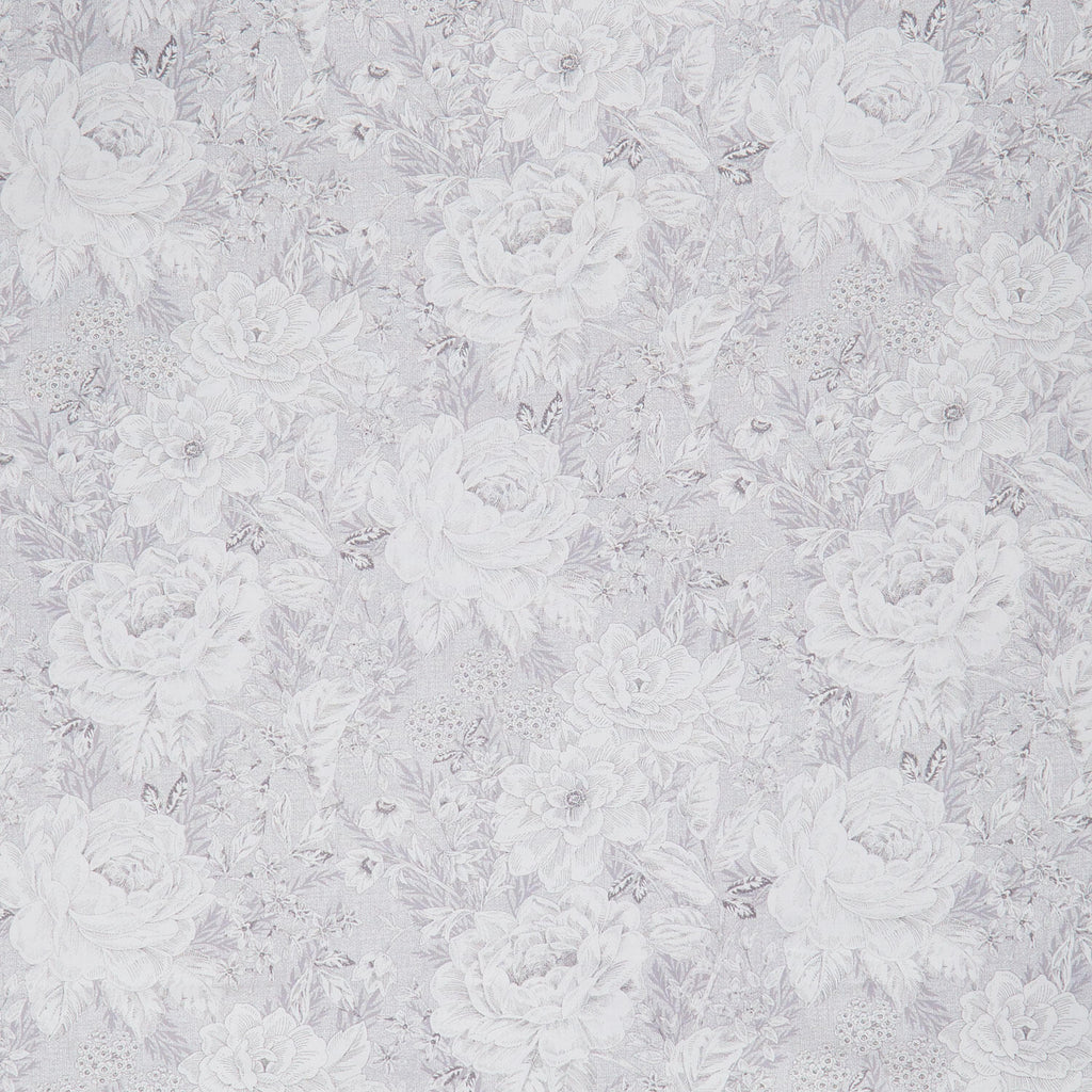 Charlotte - Vintage Floral Light Silver 108