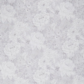 Charlotte - Vintage Floral Light Silver 108" Wide Backing