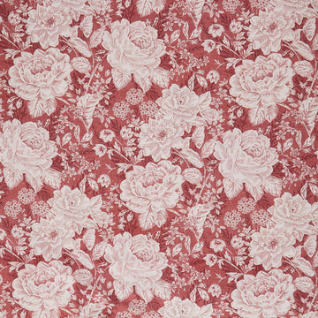 Charlotte - Vintage Floral Red 108" Wide Backing