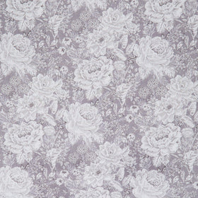 Charlotte - Vintage Floral Silver 108" Wide Backing