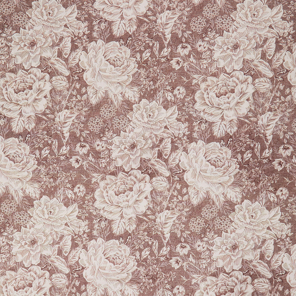 Charlotte - Vintage Floral Umber 108" Wide Backing