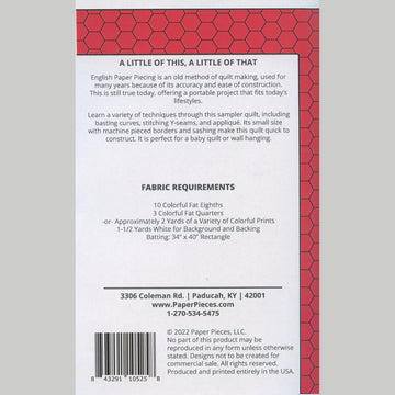 A Little of This, A Little of That Quilt Pattern