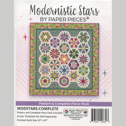 Modernistic Stars Quilt Pattern