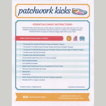Patchwork Kicks All Inclusive Kit Size 9