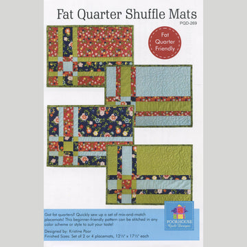 Fat Quarter Shuffle Mats Pattern