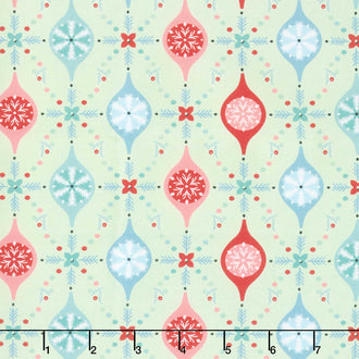 Frost And Flurry - Merry Berries Mint Yardage