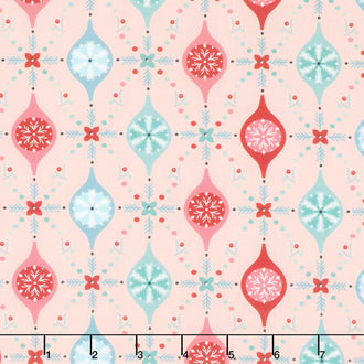 Frost And Flurry - Merry Berries Pink Yardage