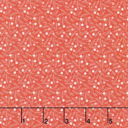 Frost And Flurry - Frosted Berries Red Yardage