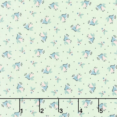 Frost And Flurry - Berries & Bells Mint Yardage