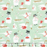 Frost And Flurry - Mr & Mrs Flurry Mint Yardage