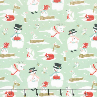 Frost And Flurry - Mr & Mrs Flurry Mint Yardage