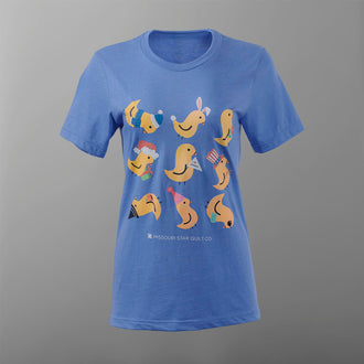 Missouri Star Seasons of Chuck T-shirt - Heather Columbia Blue L