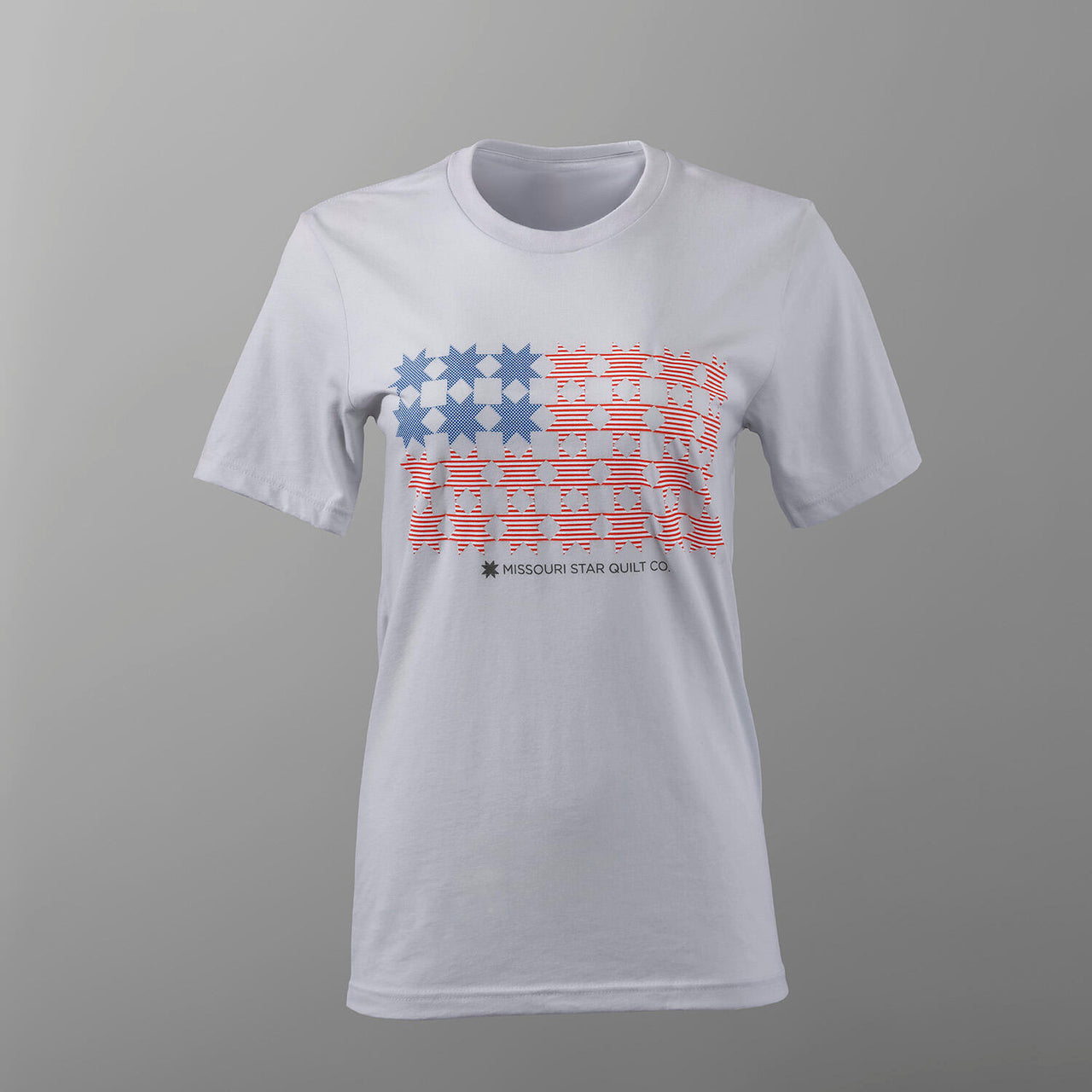 Missouri Stars & Stripes T-shirt - Heather Silver - M