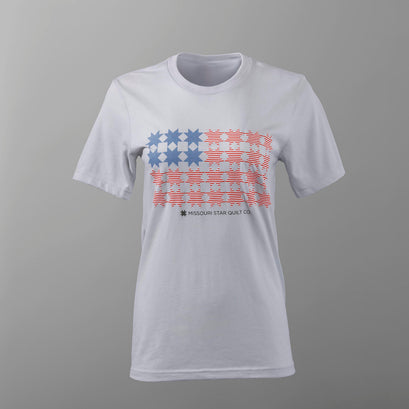 Missouri Stars & Stripes T-shirt - Heather Silver - 2XL