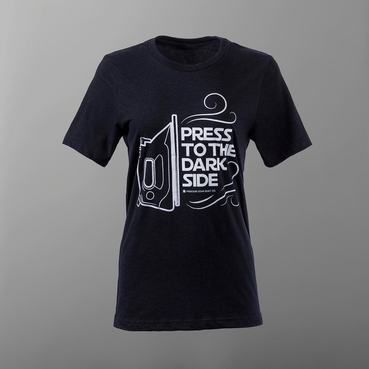 Missouri Star Press to the Dark Side T-shirt - Heather Black S