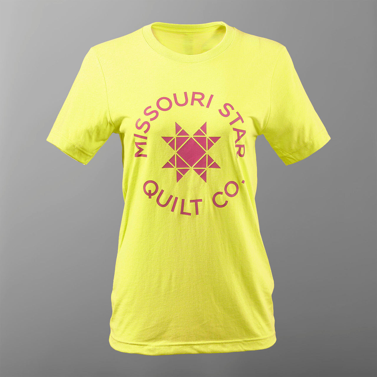 Missouri Star Logo T-shirt - Neon Yellow - L