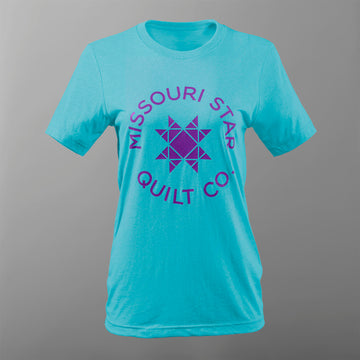 Missouri Star Logo T-shirt - Bright Sea Green