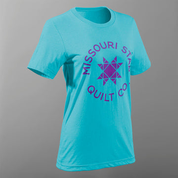 Missouri Star Logo T-shirt - Bright Sea Green - 3XL