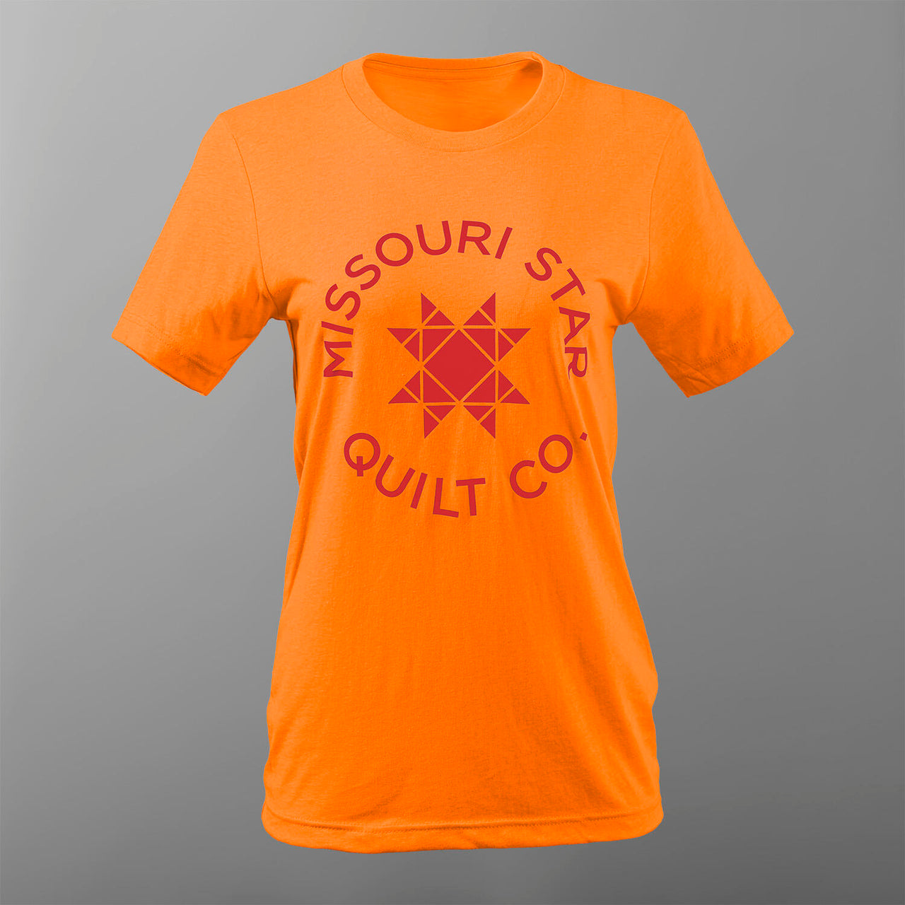 Missouri Star Logo T-shirt - Neon Orange - L