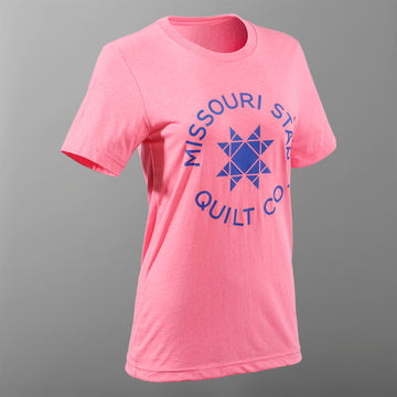 Missouri Star Logo T-shirt - Neon Pink - 4XL