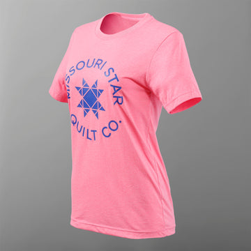 Missouri Star Logo T-shirt - Neon Pink - 4XL