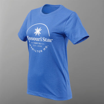 Missouri Star Hamilton, MO T-shirt - Heather True Royal - XL