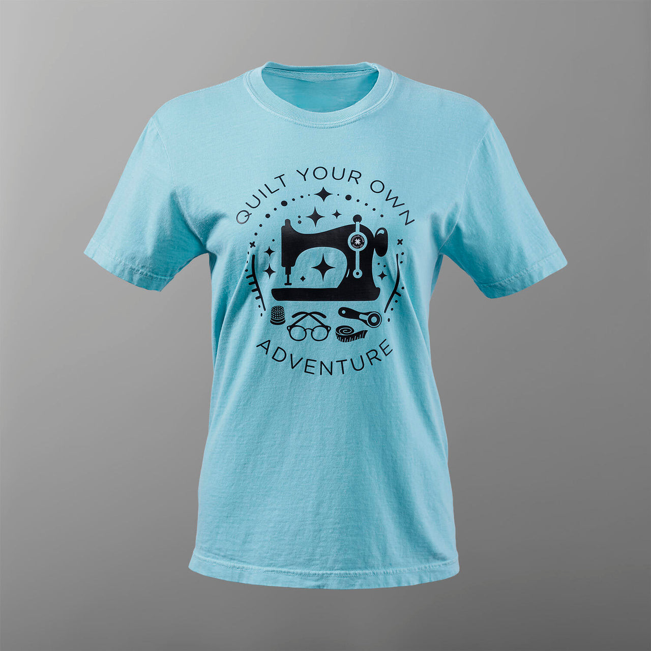 Missouri Star Quilt Your Own Adventure T-shirt - Comfort Colors Chalky Mint - 4XL