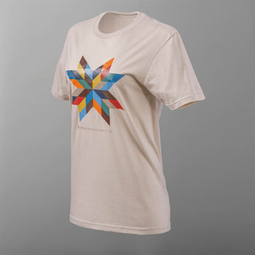 Missouri Star Prairie Star T-shirt - Medium Weight Sand - L